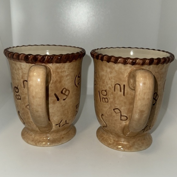 Montana Silversmiths Brown and Cream Mugs - Picture 3 of 10